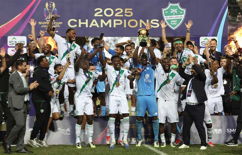 اهلی قهرمان سوپرجام عربستان/رونالدو همچنان ناکام