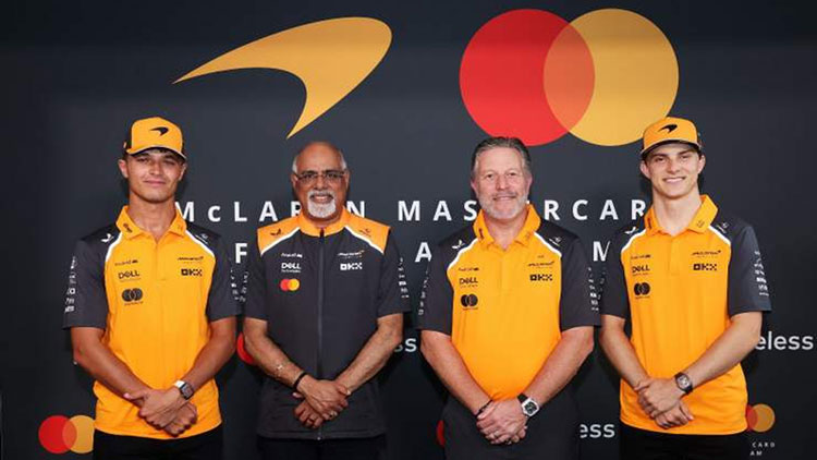 مسترکارت و مکلارن در پیشانی F1