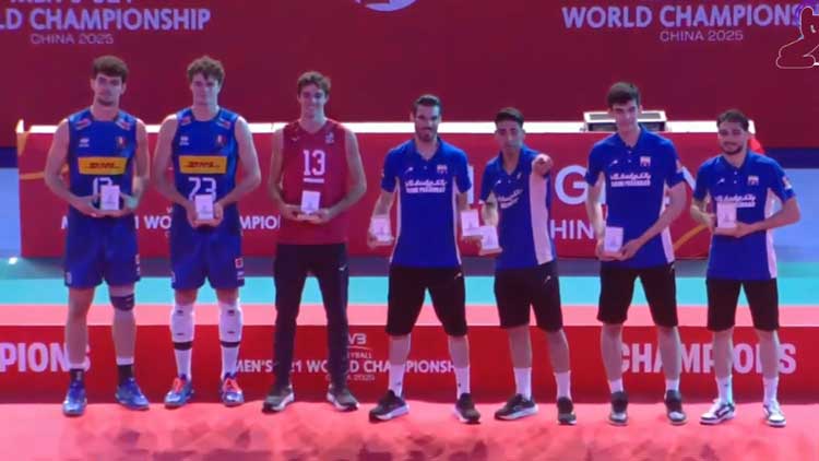 قاب تاریخی تیم رویایی والیبال جوانان جهان 2025