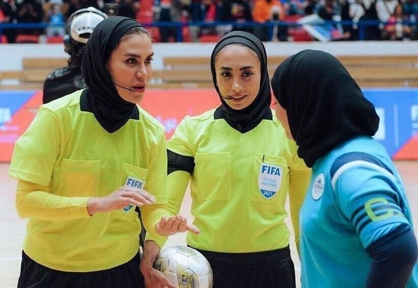 زری فتحی و گلاره ناظمی در جام جهانی فوتسال