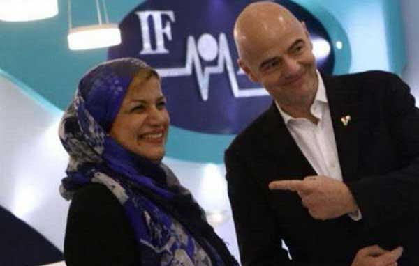 شوخی زهره هراتیان با ارکان فیفا