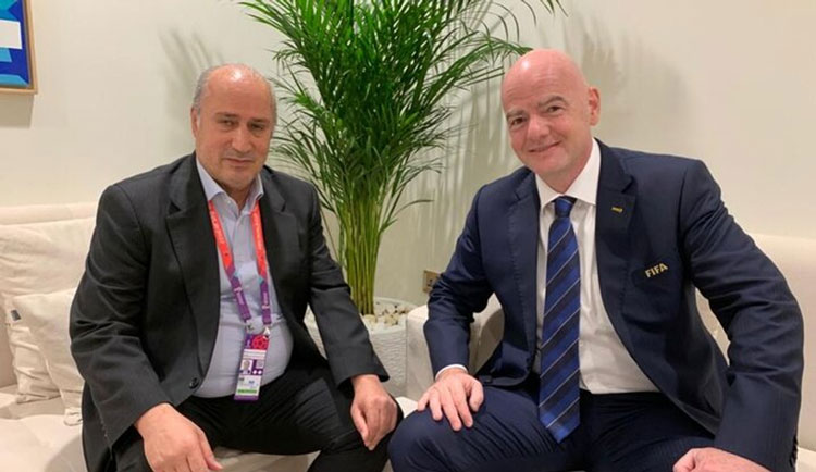 تاج: اینفانتینو گارانتی برای جام جهانی داد