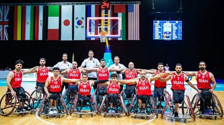 تیم ملی بسکتبال با ویلچر در راه آسیا بدون ویلچر