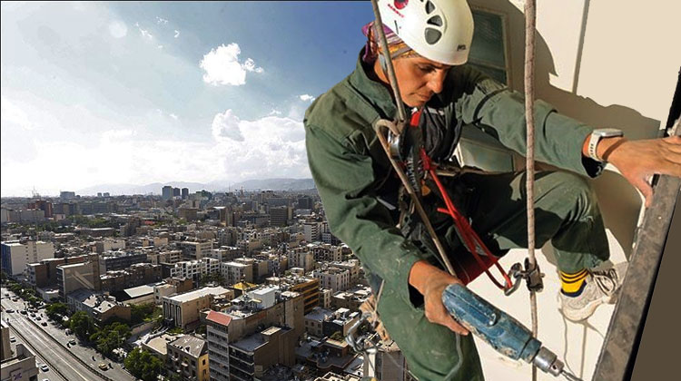 صخرهنوردی زندگی الهام یوسفی در ۳۰ متری