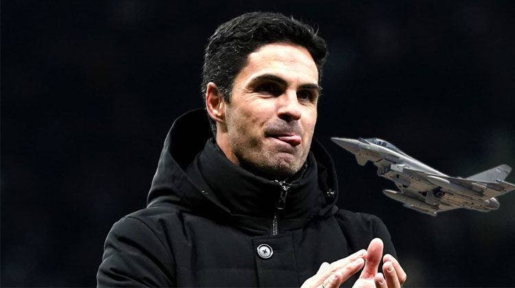 پای خلبانان جنگنده به تمرین آرسنال میرسد!