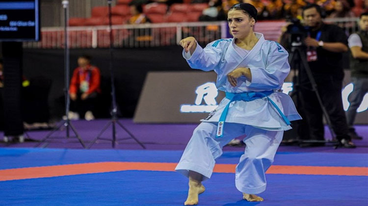 فاطمه صادقی در آستانه سهمیه جهانی کاراته