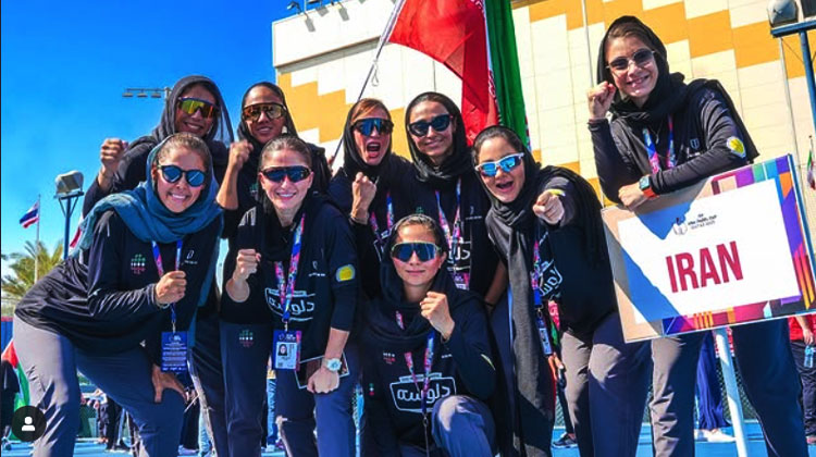 تیم ملی پدل زنان در فینال قهرمانی آسیا