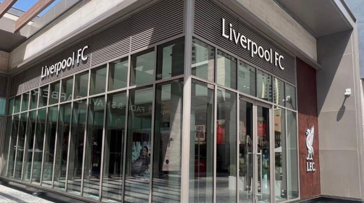 فروشگاه تازه لیورپول در دوبی گشایش یافت